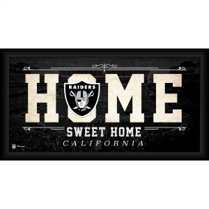 Las Vegas Raiders Framed 10″ x 20″ Home Sweet Home Collage