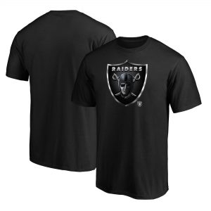 Las Vegas Raiders Midnight Mascot Logo T-Shirt