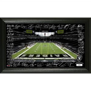 Las Vegas Raiders Highland Mint 2020 Roster Signature Gridiron Collection Framed Photo