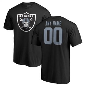 Las Vegas Raiders Any Name & Number Logo Personalized T-Shirt